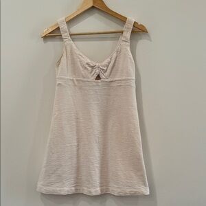 Elegant Cream Mini Dress